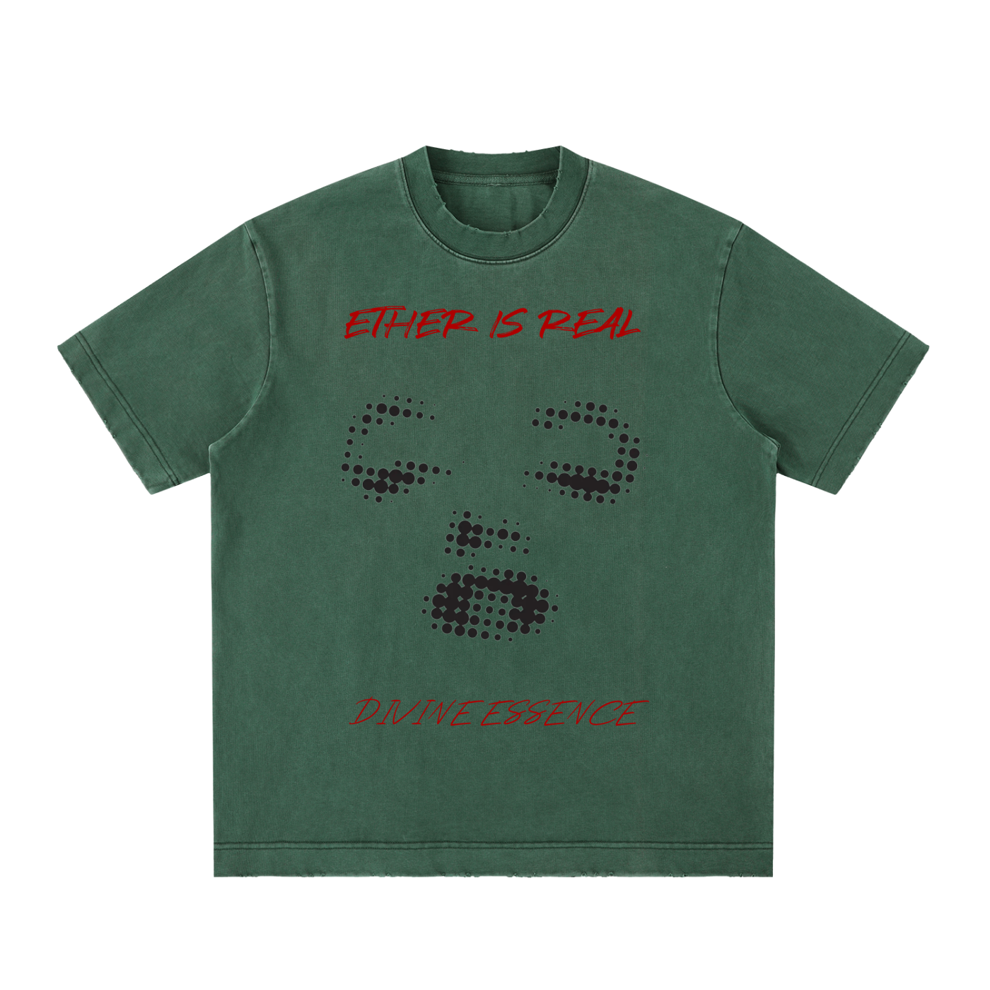 Heavyweight Vintage Washed Frayed T-Shirt