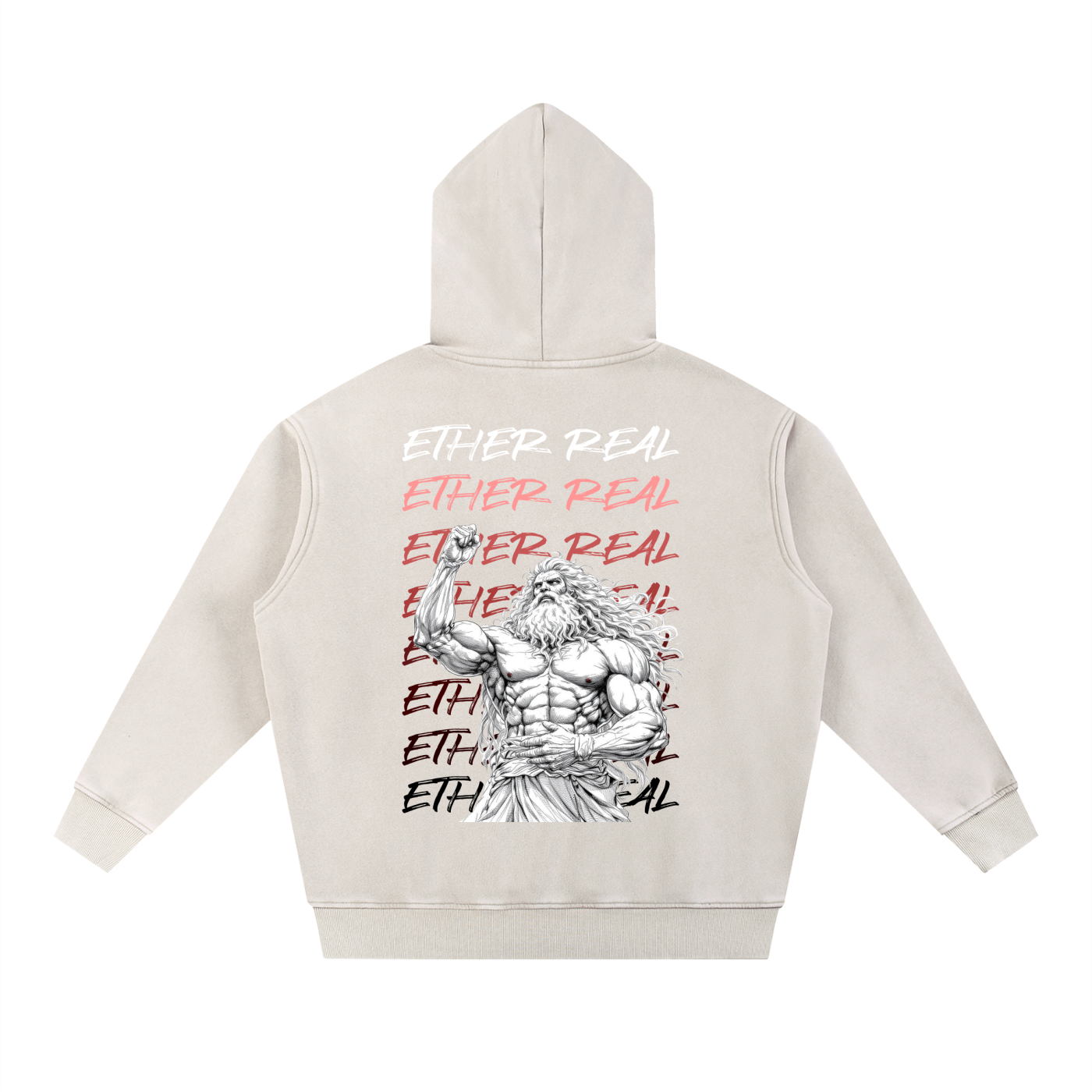 Snow Wash Fleece Oversize Hoodie