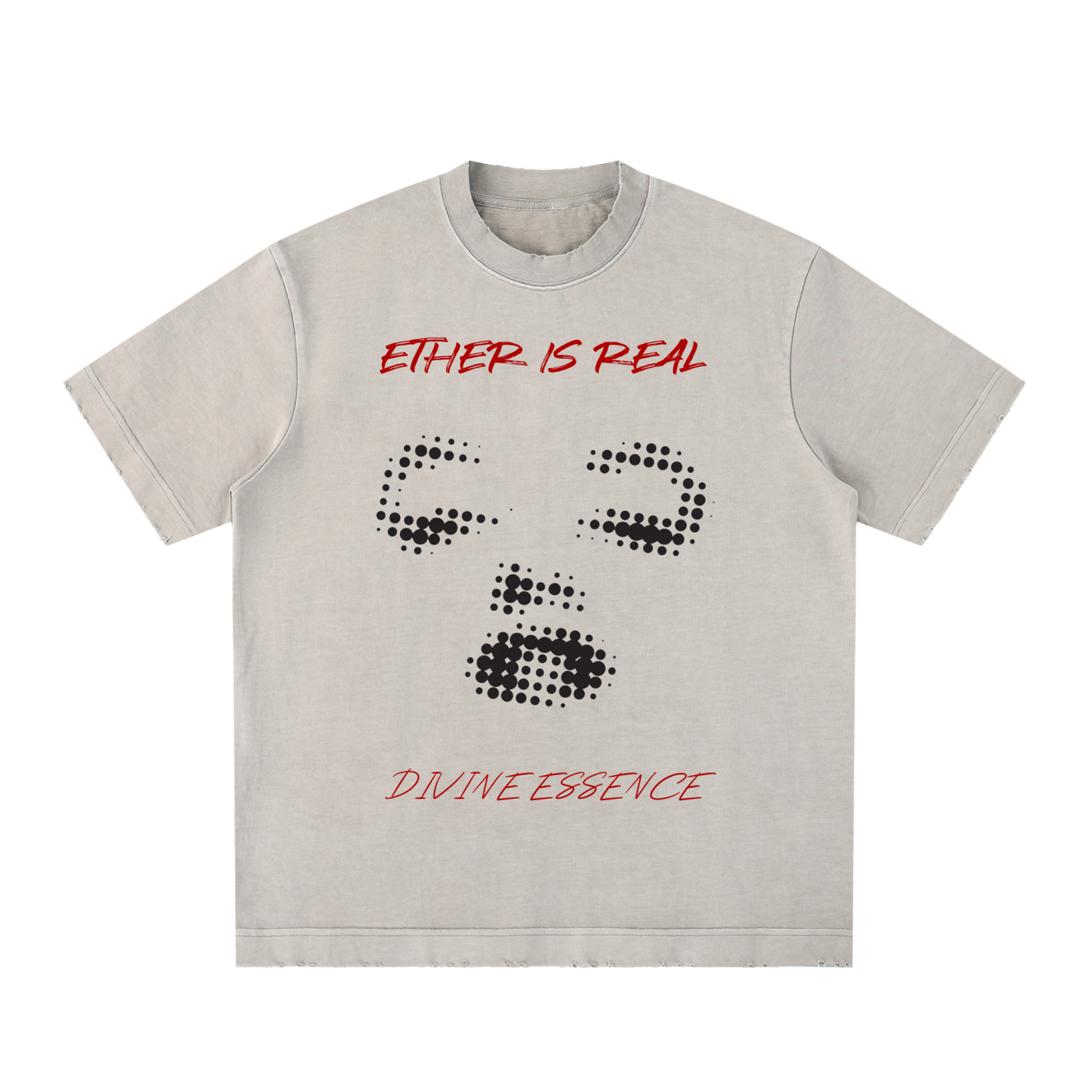 Heavyweight Vintage Washed Frayed T-Shirt
