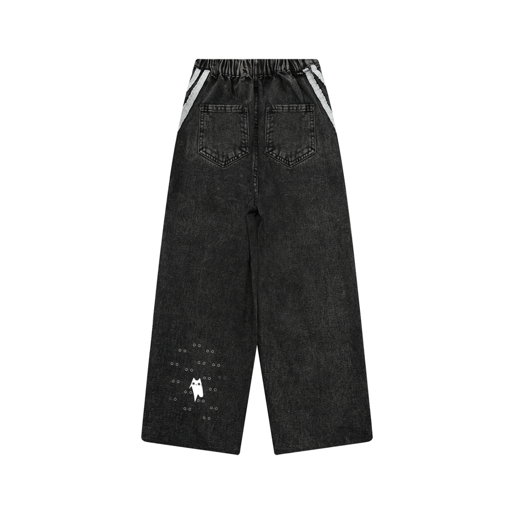 Kid’s Vintage Wash Side Stripe Jeans