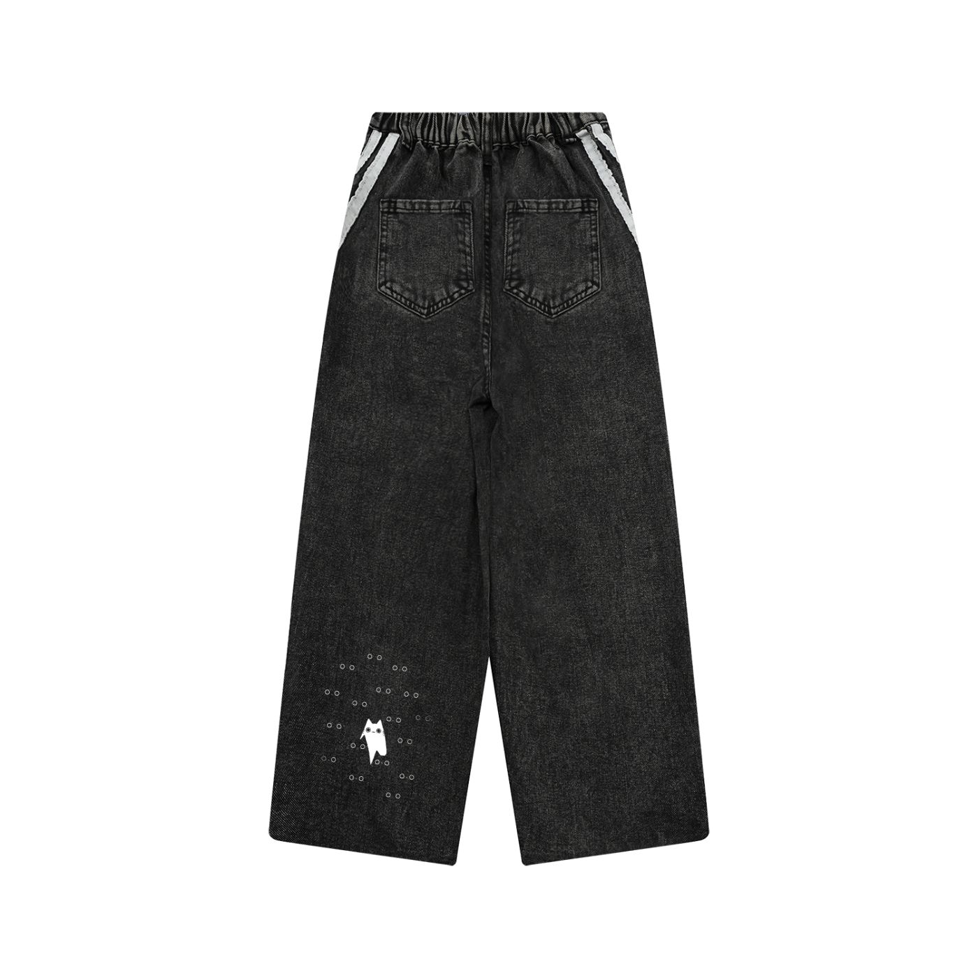 Kid’s Vintage Wash Side Stripe Jeans