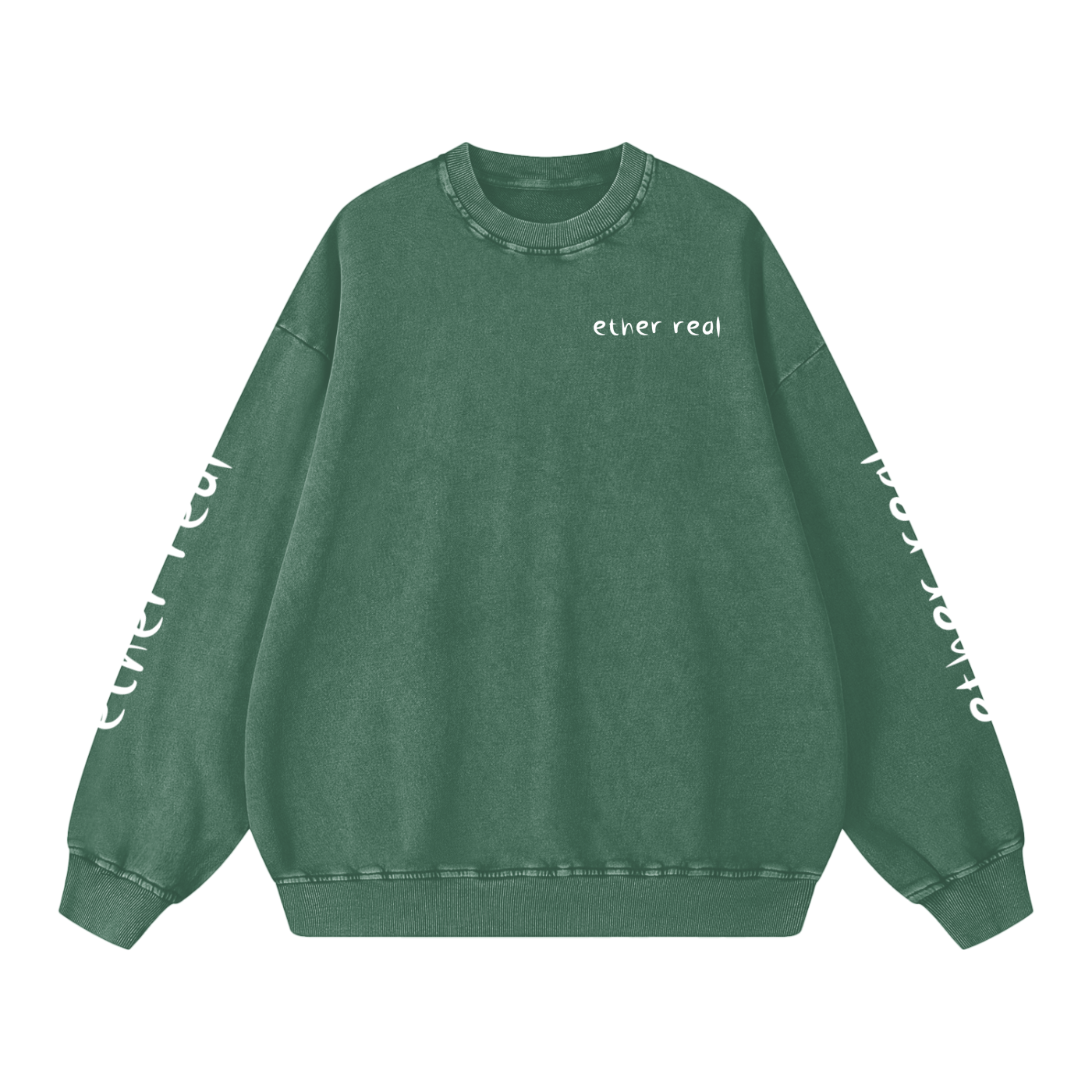 Snow Washed Oversized Sweatshirt