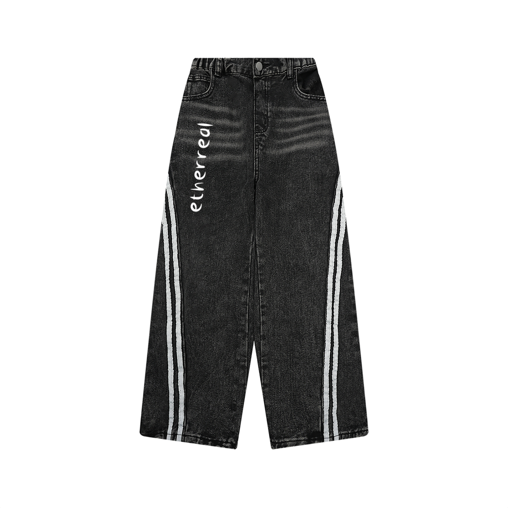 Kid’s Vintage Wash Side Stripe Jeans