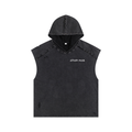 Snow Washed Boxy Hooded Tank Top