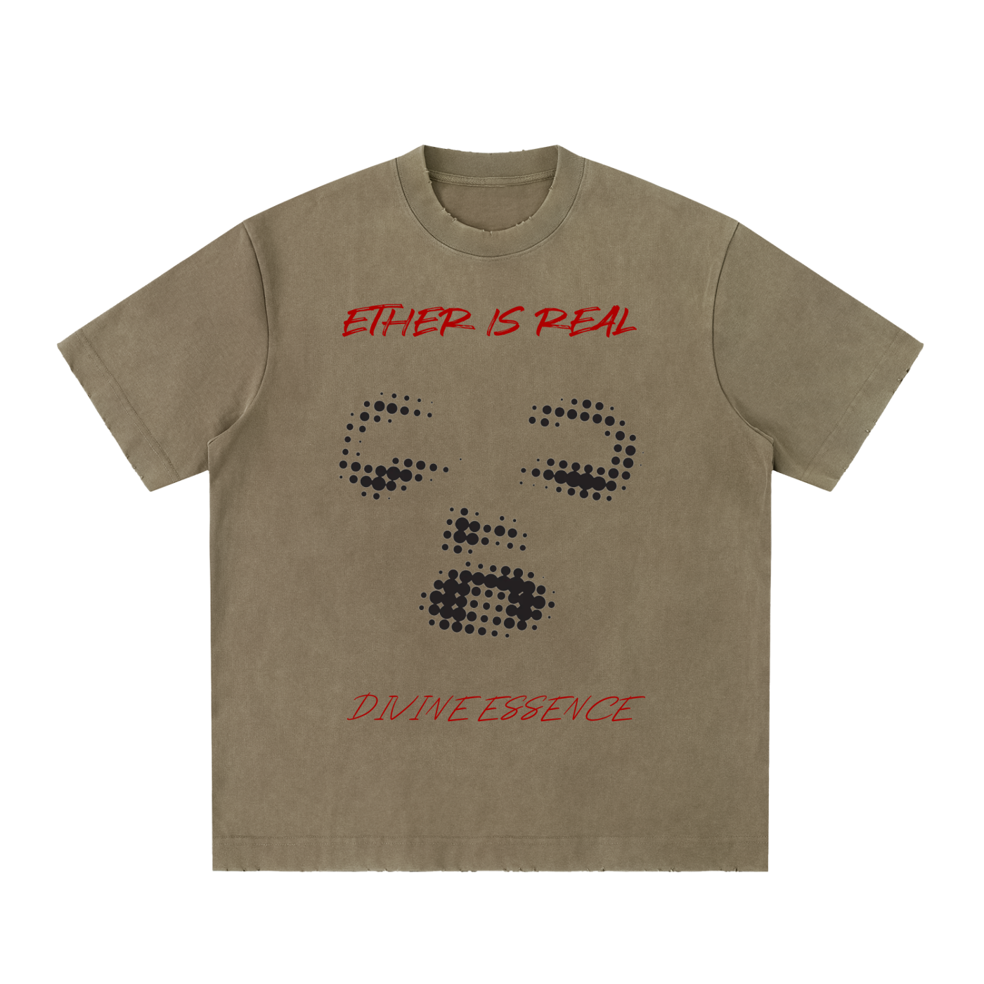 Heavyweight Vintage Washed Frayed T-Shirt
