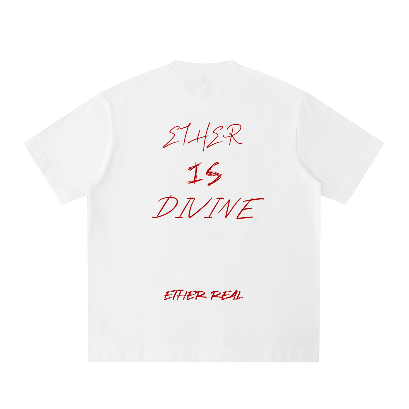 Heavyweight Vintage Washed Frayed T-Shirt