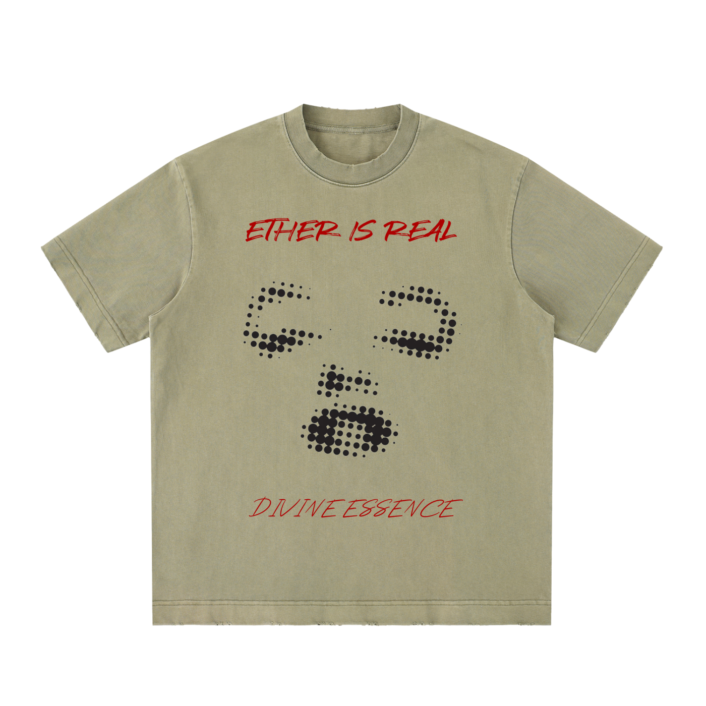 Heavyweight Vintage Washed Frayed T-Shirt