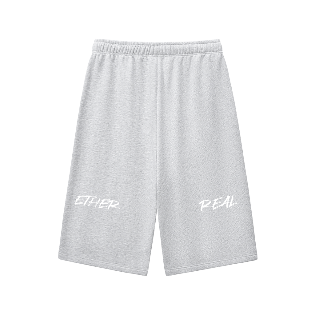 Relaxed Drawstring Three-quarter Sweatpants