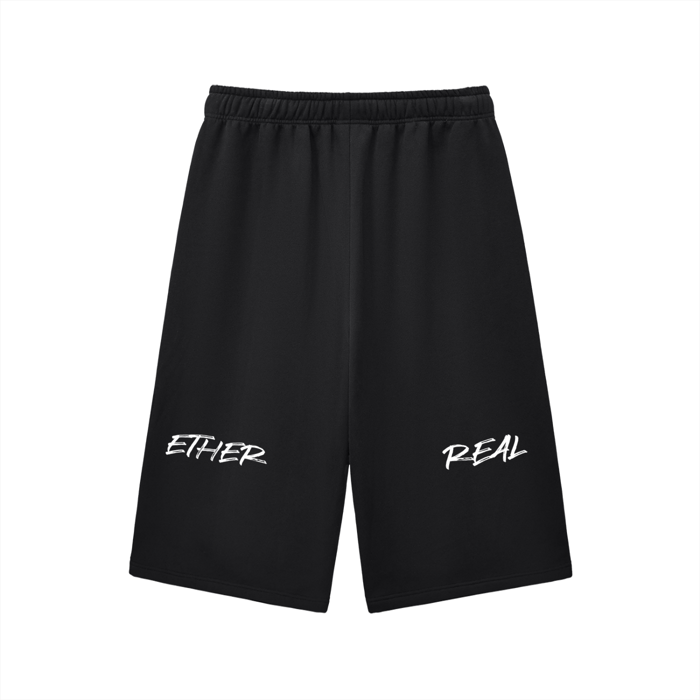 Relaxed Drawstring Three-quarter Sweatpants